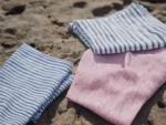 Stofftaschentuecher aus Bio Baumwolle am Strand